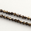 Electroplate Glass Bead Strands EGLA-R094-4mm-06-1