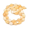 Natural Yellow Jade Beads Strands GG-CBA702E-B01-4