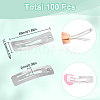 100Pcs Iron Hair Clip Findings PHAR-SC0001-002A-2