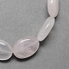 Natural Rose Quartz Stone Beads Strands G-S113-09-1