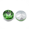 Pointed Back Glass Rhinestone Cabochons RGLA-T029-8mm-19-2