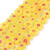 Handmade Millefiori Glass Bead Strands LAMP-J035-4mm-06-1