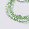 Glass Beads Strands EGLA-E057-02B-4