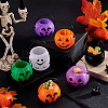 12Pcs Halloween Plastic Candy Bucket Ornament DJEW-WH0028-008-3