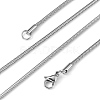 Tarnish Resistant Herringbone Chain Necklace for Men LS-NJEW-F027-16-2mm-1