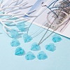 Autumn Theme Transparent Frosted Acrylic Pendants X-PAF002Y-27-6