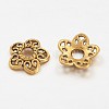 Tibetan Style Alloy Bead Caps X-GLF10597Y-NF-2