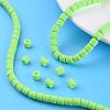 Polymer Clay Bead Strands CLAY-T001-C60-7
