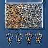 40Pcs 2 Colors Alloy Swivel Snap Hook Clasps FIND-FS0004-73D-7