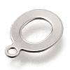 Non-Tarnish 201 Stainless Steel Charms STAS-C021-06P-O-3