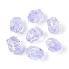 Handmade Foil Glass Beads Strands FOIL-N033-02D-1