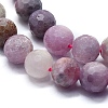 Natural Ruby/Red Corundum Beads Strands G-D0013-63C-3