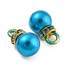 (Defective Closeout Sale: Ring Dyed)ABS Plastic Imitation Pearl Charms KY-XCP0001-25G-01-2