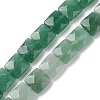 Natural Green Aventurine Beads Strands G-K359-B18-01-1