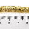 Electroplated Natural Lava Rock Beads Strands G-I360-A01-01-4