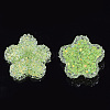 Epoxy Resin Cabochons RESI-T041-10-2