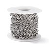 Tarnish Resistant 304 Stainless Steel Cable Chains CHS-L017-23B-3