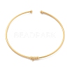 304 Stainless Steel Arm Cuff Bangle Makings AJEW-P127-01G-1