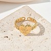 304 Stainless Steel Cuff Open Rings for Women RJEW-L341-05A-G-2