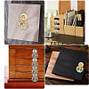 16Pcs 4 Styles Zinc Alloy Enamel Box Handles FIND-GF0005-47-5