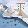 40Pcs 2 Colors Alloy Pendants FIND-SC0011-55-4