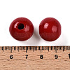 Painted Natural Wood Beads WOOD-A018-16mm-11-3