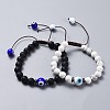 Adjustable Nylon Thread Braided Bead Bracelets Sets BJEW-JB04466-2