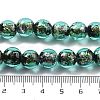 Handmade Foil Lampwork Beads Strands FOIL-K003-06B-22-4