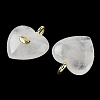 Natural Quartz Crystal Pendants G-P585-03G-08-5