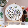 DIY Flower Pattern Embroidery Kits for Starter PW-WG6B3E0-03-1