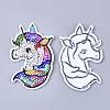Computerized Embroidery Cloth Hotfix Rhinestone Iron on Patches X-FIND-T030-104-2