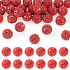 30Pcs Pave Disco Ball Beads RB-TA0001-26A-1