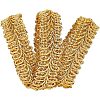 Metallic Centipede Braid Lace Trimming OCOR-WH0058-02G-1