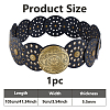 Vintage Imitation Leather Disc Chain Belts AJEW-WH0696-051B-2