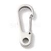 Non-Tarnish 304 Stainless Steel Keychain Clasps STAS-G321-02P-1