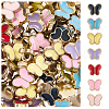 140Pcs 7 Colors Alloy Enamel Buttons FIND-GF0008-28-6