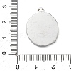 Two-tone 304 Stainless Steel Pendants X-STAS-A142-03GP-3