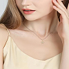 4Pcs Brass Micro Pave Cubic Zirconia Charms ZIRC-LP0001-32-3