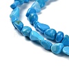 Natural Howlite Beads Strands G-P497-01E-37-4