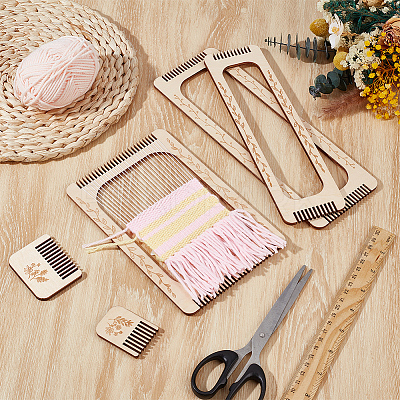 5Pcs 5 Styles Mini Bookmark Weaving Tool FIND-BC0019-20-1