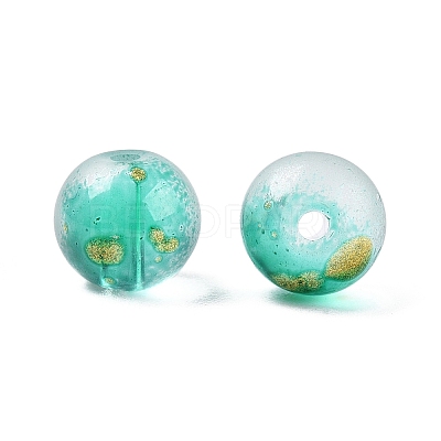 Frosted Baking Paint Glass Beads LS-DGLA-N005-8mm-09-1