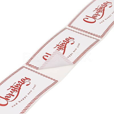 200Pcs Christmas Theme Paper Self-Adhesive Stickers DIY-M070-02D-1