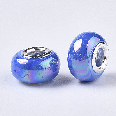 Opaque Resin European Beads RPDL-T038-007B-1
