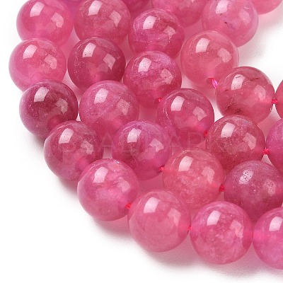 Dyed Natural Malaysia Jade Beads Strands G-G021-01D-03-1