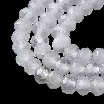 Natural Malaysia Jade Rondelle Beads Strands X-G-E316-2x4mm-63-1