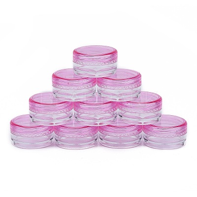 3G Plastic Empty Portable Facial Cream Jar X-MRMJ-WH0020-01B-1