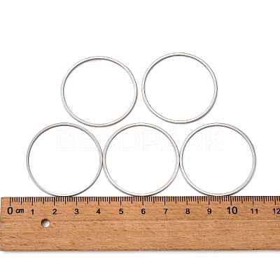 Tarnish Resistant 304 Stainless Steel Linking Ring STAS-T047-15B-1