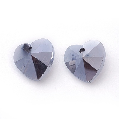 Romantic Valentines Ideas Glass Charms G030V14mm-31-1