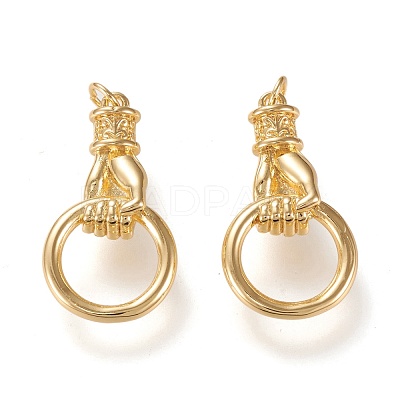Brass Pendants KK-K250-07G-1