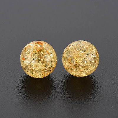 Transparent Crackle Acrylic Beads X-MACR-S373-66A-N13-1